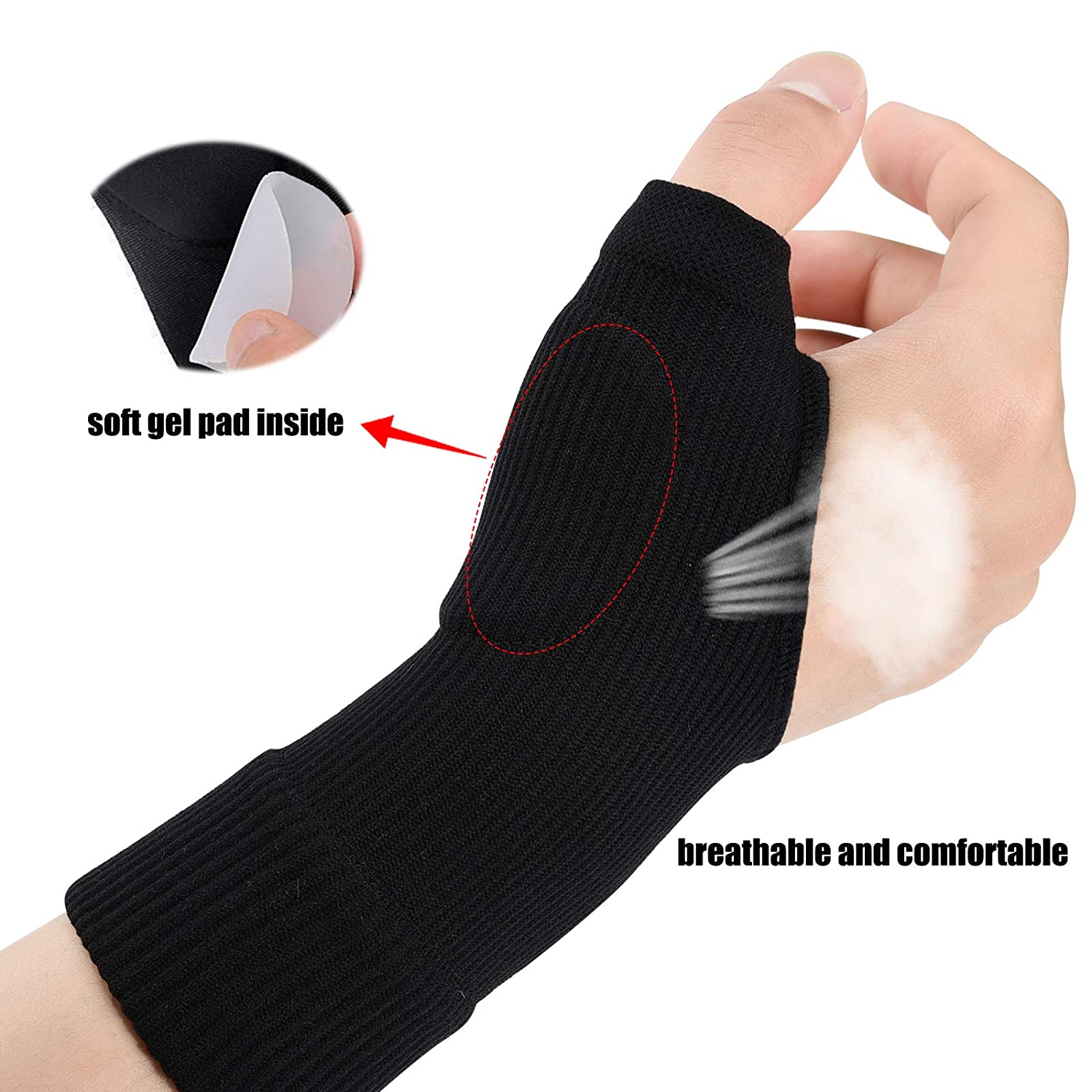 Copper Wrist Compression Sleeve