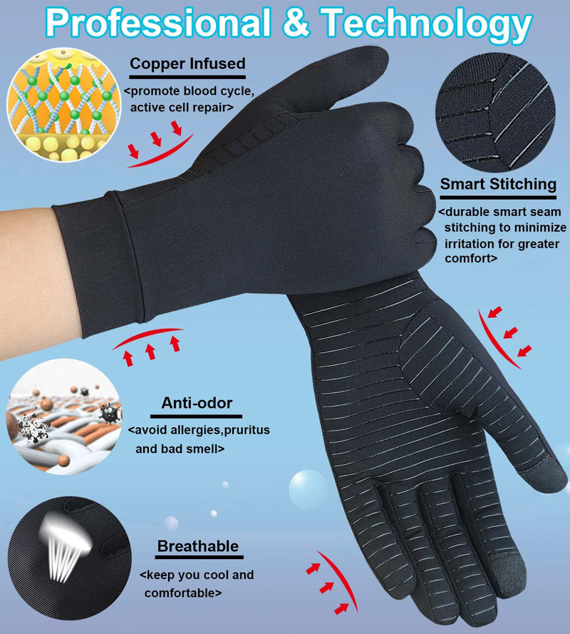 Compression Gloves for Rheumatoid Arthritis