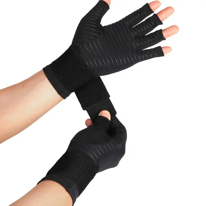 Compression Arthritis Gloves with Strap